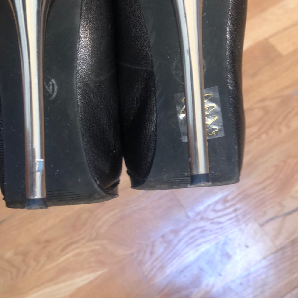 MICHAEL Michael Kors Black Peeptoe Platform heels - Picture 7 of 10